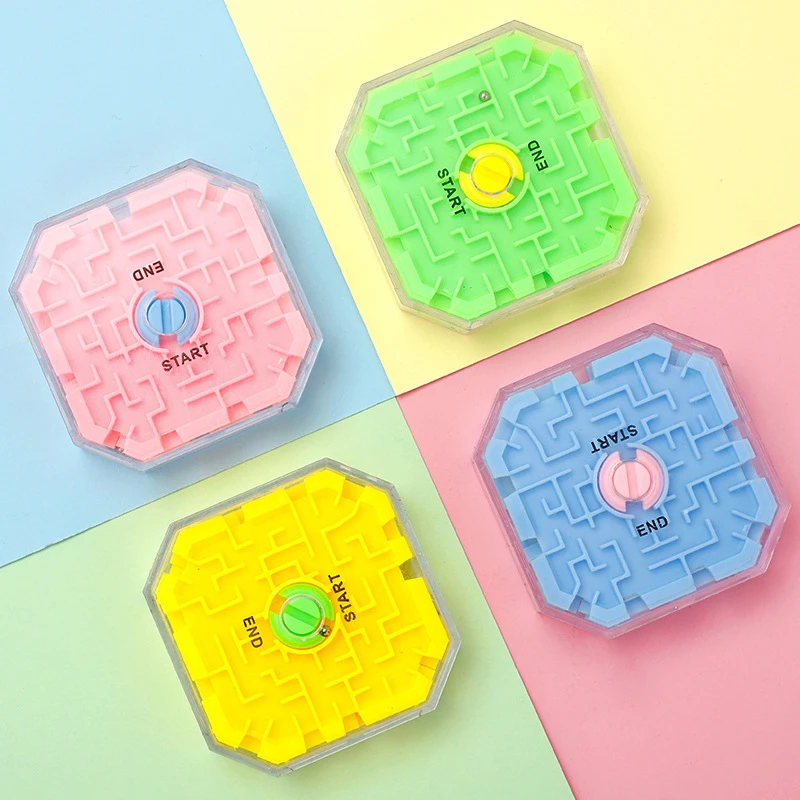 HUAMJ Funny Kids Gifts Intelligence Steel Ball 3D Labyrinth Puzzle Magic Cubes