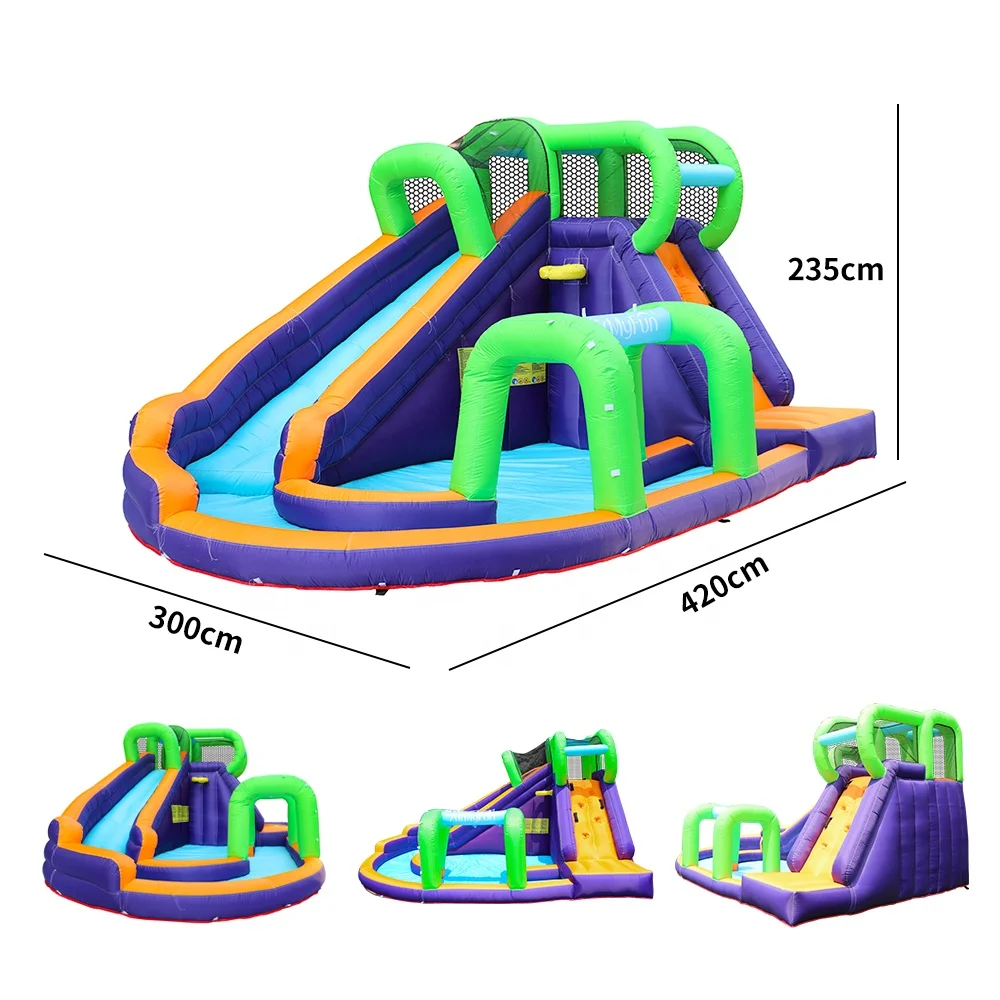 Water Park Inflatable Water Slide  Hot Selling Combo slider water pool for Adult