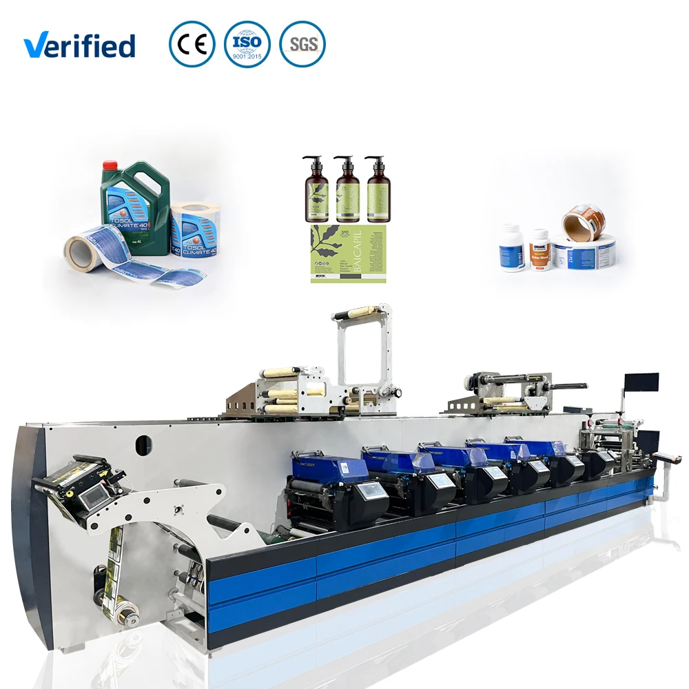 Multi-functional 3+4 Colors Inline Paper Flexo Printing Machine With China Supplier