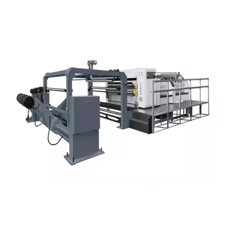 Automatic Trimming Intelligent Crosscutting Machine Jumbo Kraft paper roll to sheet cutter