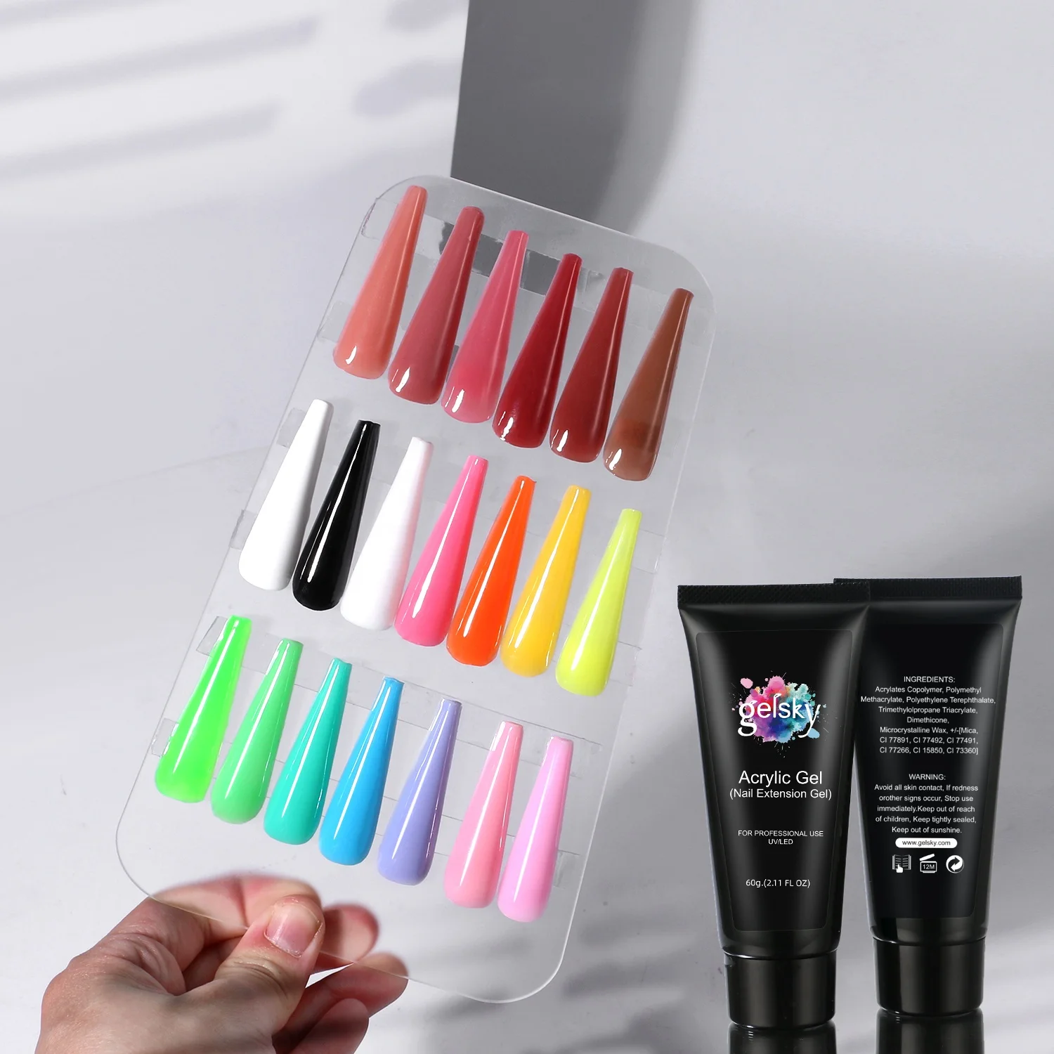 Поли гель для ногтей профессиональная частная этикетка 30 г 60 легкое наращивание поли наращивания УФ