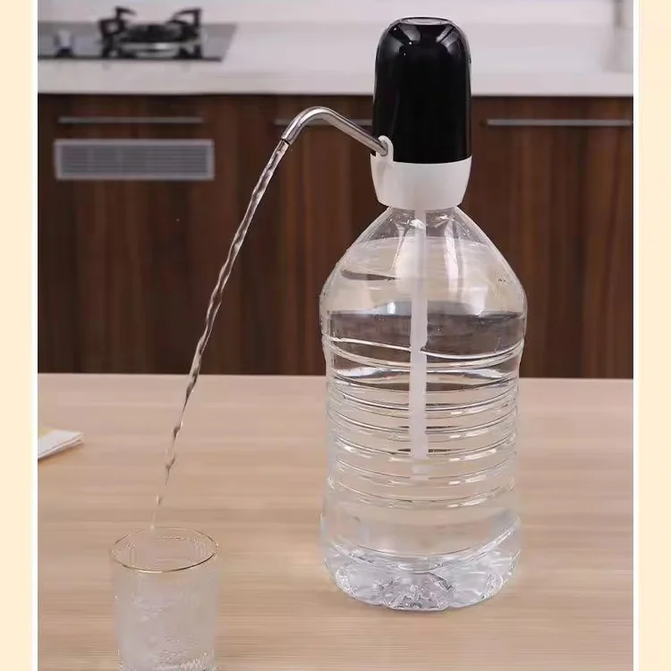 5 Gallon Water Bottle Mini USB Portable Electric Water Dispenser Pump Rechargeable with Double Pump Powerful Features