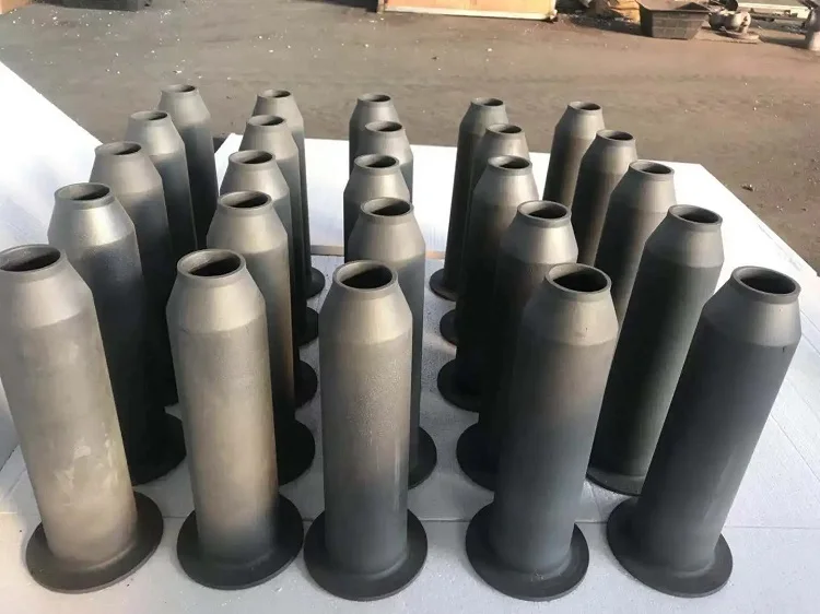High quality refractory recrystallized resic sisic sic silicon carbide ceramic burner tube nozzle