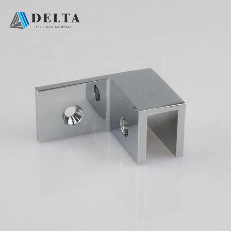 High quality brass glass connector clamp bracket Suitable for 90 degree wall to glass