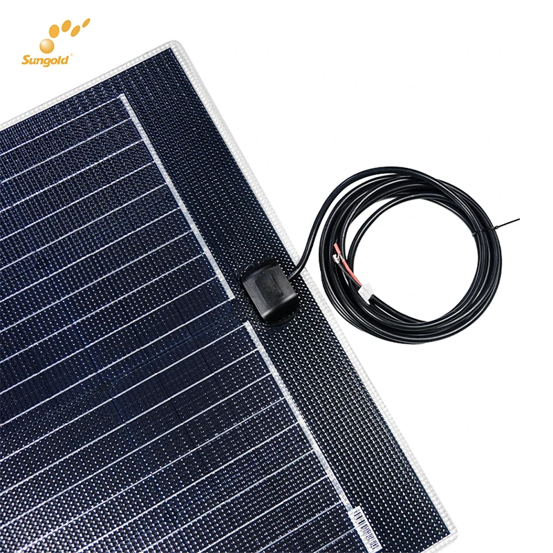 Sungold Solar Panel 120w 150w 170w for Car Wash with Portable Solar Systemsingle 150 W 170 W 180 W Monocrystalline All Black
