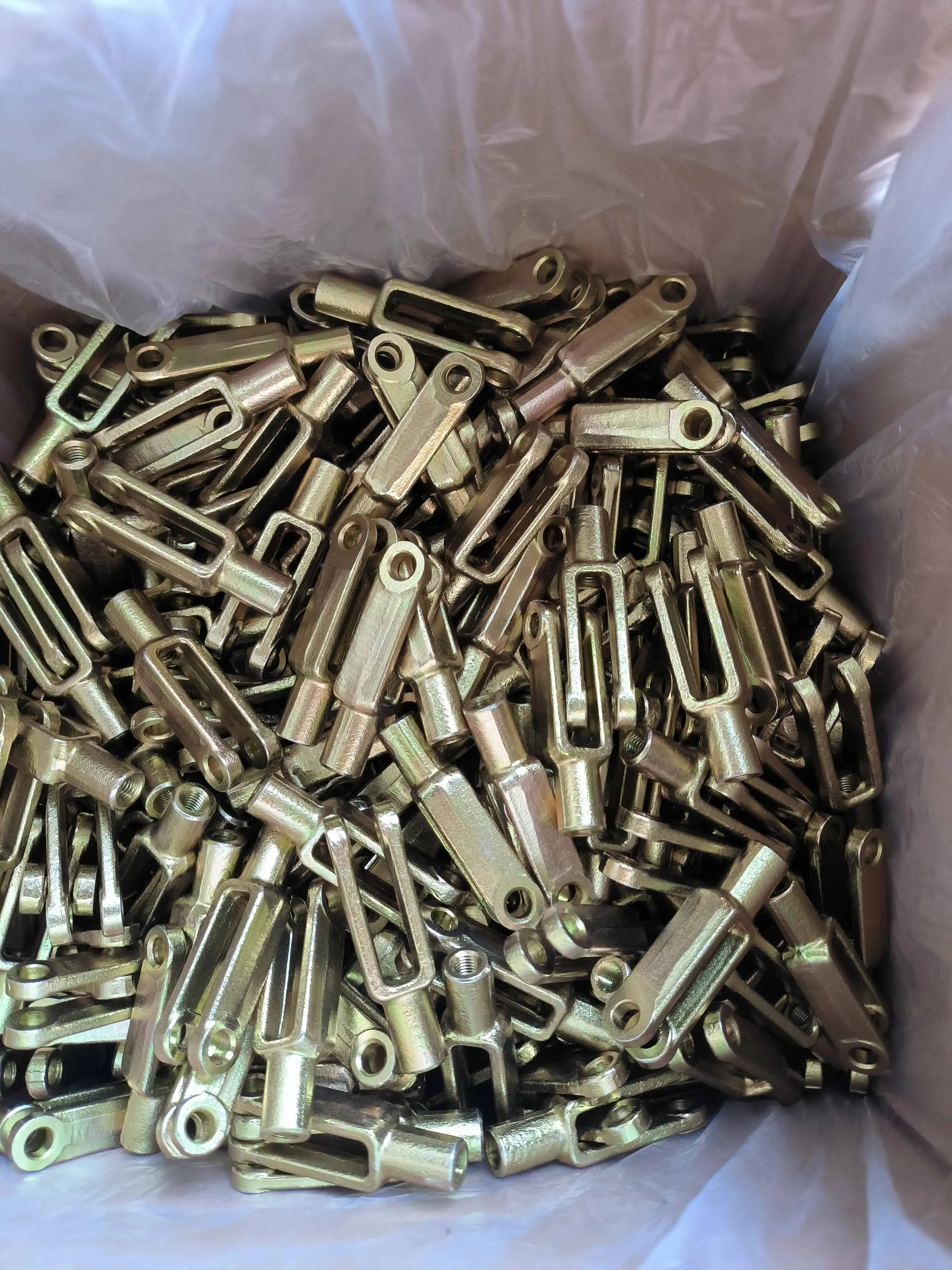 Marine Control Cable Clevis 1/4-28 Forged Steel Steering Control Handle Clevis Yokes for Automotive Universal Joints