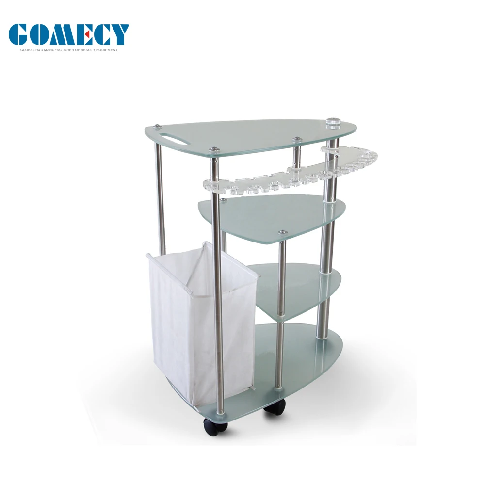 New style Hair Salon Trolley Cart Facial Hand Trolley Beauty Spa Facial Trolley Hair Salon Rolling Cart