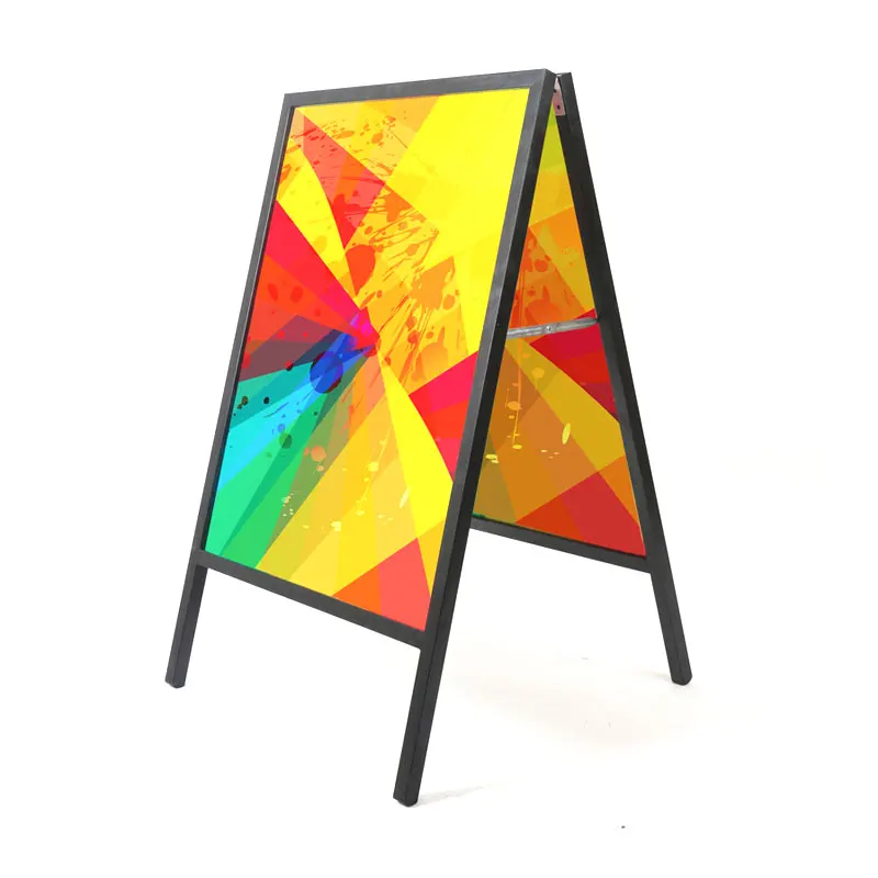 Advertising Support Board Sign Poster display stand racks Adjustable Metal Banner price tag table top holder photo frame