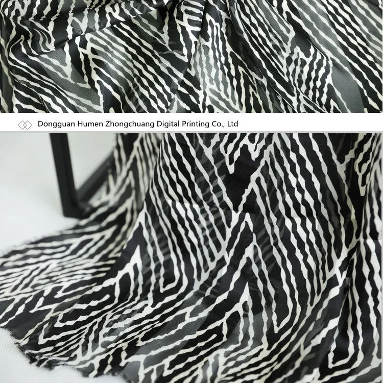New Design Summer Elegant Floral Digital Printing 100% Polyester Faille Crepe Fabric For Midi Dress