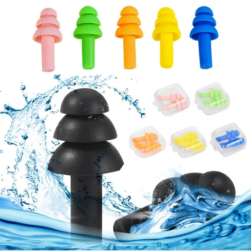 Reusable Soft Snoring Earplug Ear Protection Travel Sleeping Pocket Study Earbuds