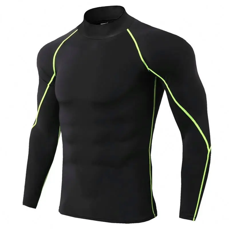 
Quick Dry Plus Size Long Sleeve Rash Guards T Shirt Men 