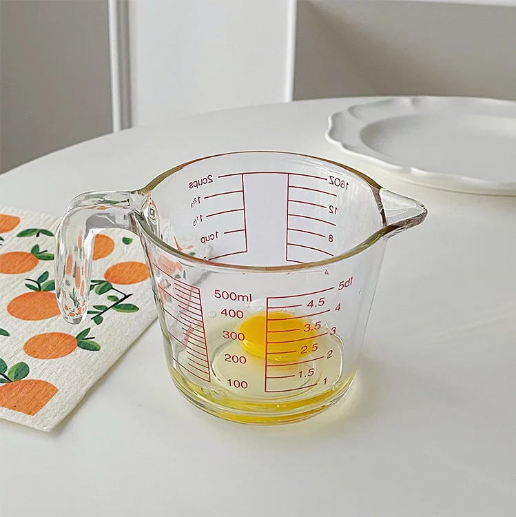 High Quality Unbreakable Round Glass Measuring Cup For Liquid Measure With Handle From China  Cheap Sale