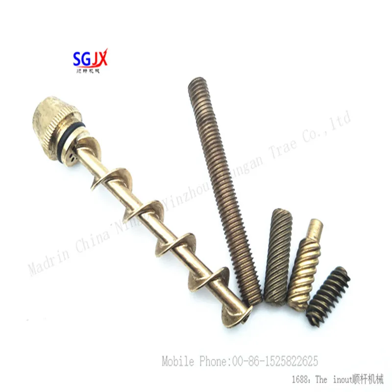 CNC lathe brass accessories CNC precision parts machining metal copper parts processing non - standard products to figure