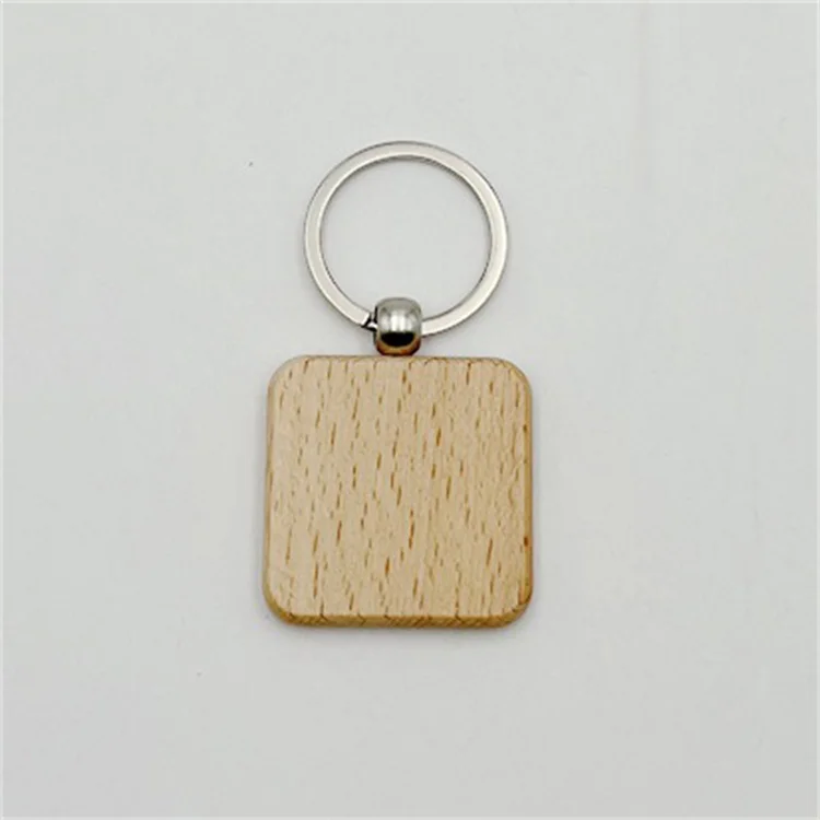2024 Wooden Keychain Blank Custom Logo for Personalized DIY Crafts Round Wood Keyring Blanks for DIY Key Chains Christmas