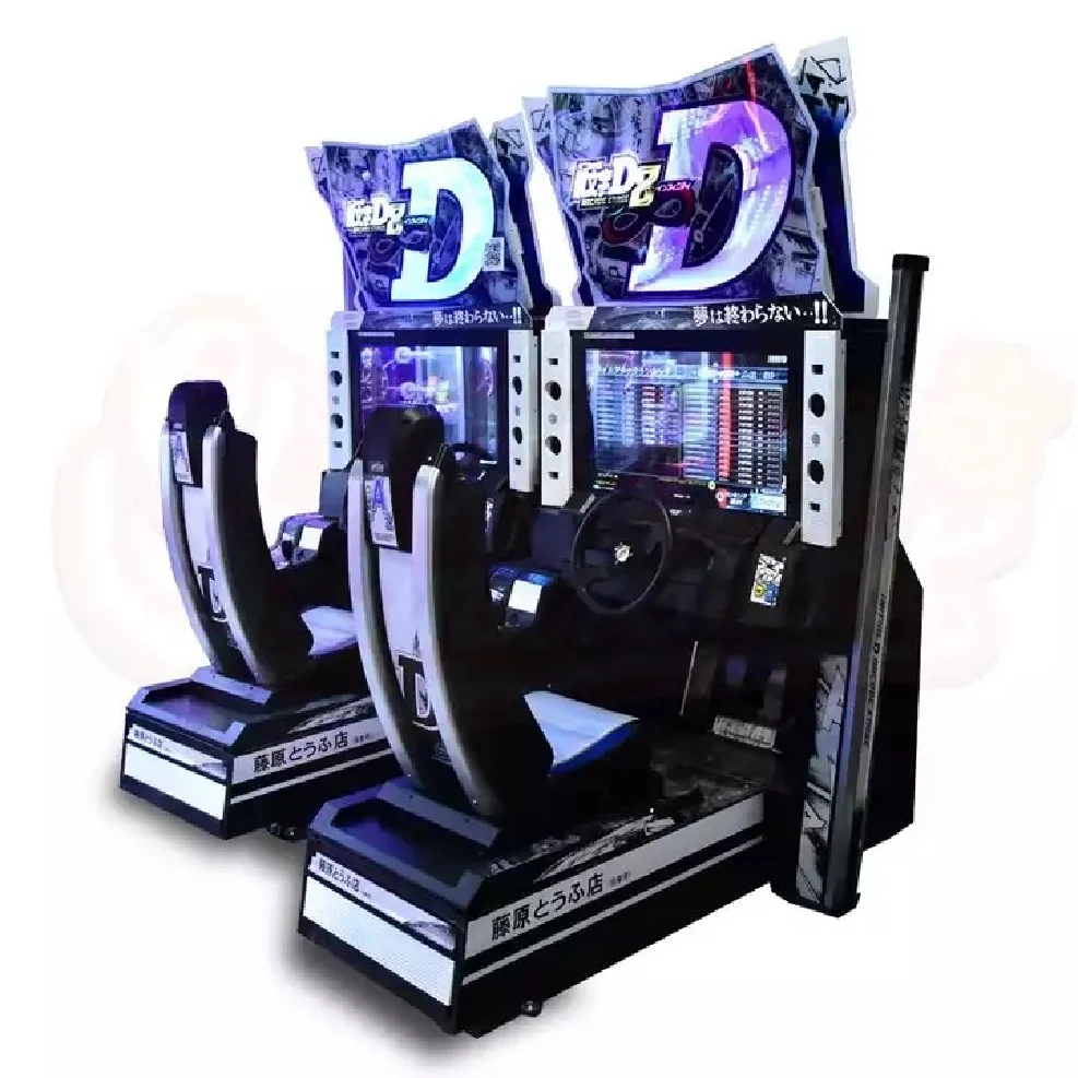Initial D8 Simulator Arcade Video Racing Car Game Machine