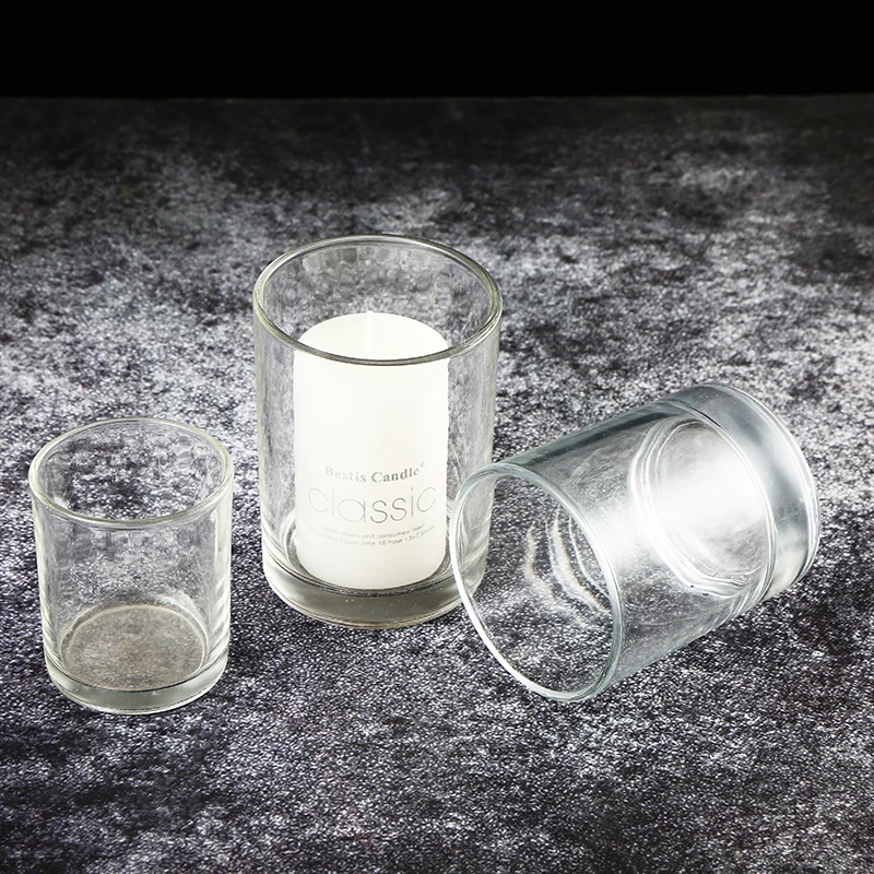 Custom Marketing Gift Items Promotion Candle Jars Cheep Glass Cup For Candles Crystal