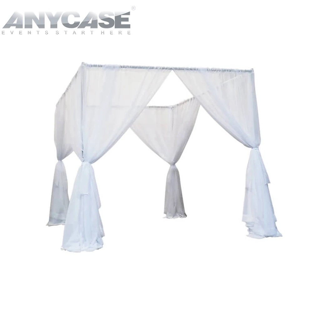 Wholesale Wedding Backdrop Pipe Kits with Two layer Drapes