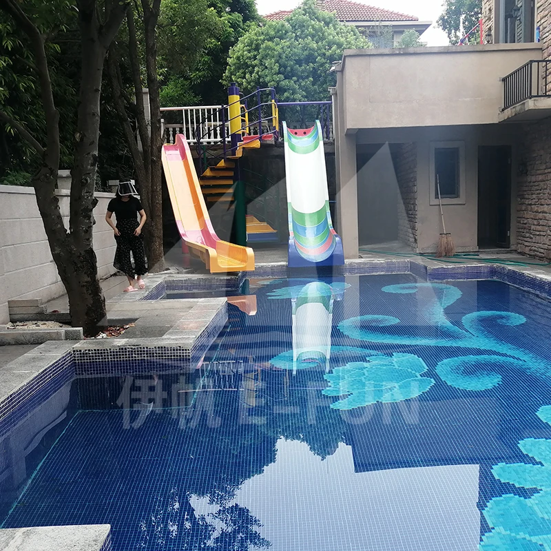 
Private Swimming Pool Water Fiberglass Slides Water Play Equipment 