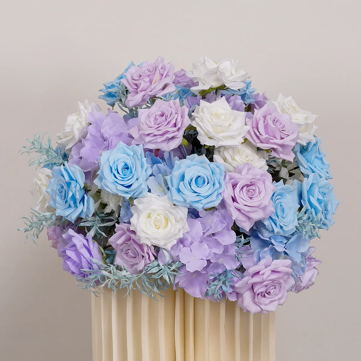 Artificial Flower Decoration Luxury Custom Colorful Artificial Flower Ball for Road Guide Wedding