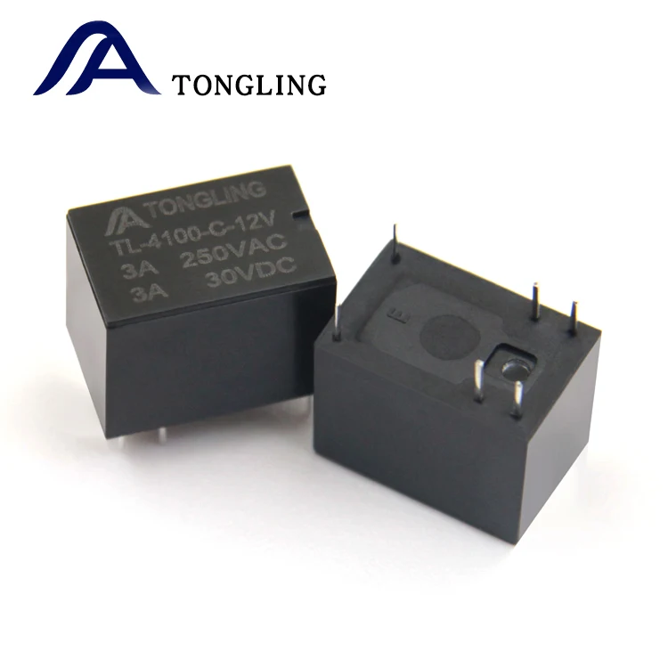  Сигнальное реле TL-4100-C-12V 12V 6Pin 5V 3A JRC-21F