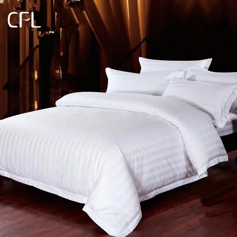 China Manufacturers Queen Size Cotton Bed Sheets Bad Sheet Cotton Bedding Set for Hotels and Hospitals