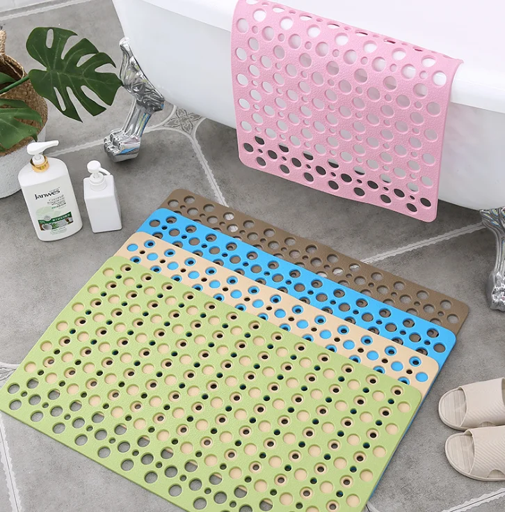 
Factory Custom Anti Slip Bath Mat, Non Slip PVC Shower Bath Tub Mats with Suction Cups 