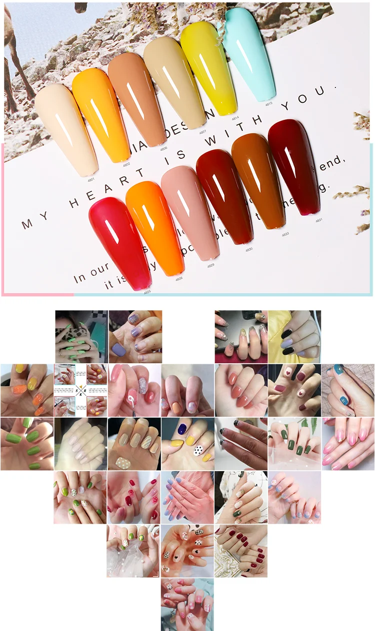 ibdgel pretty 36 colors set nail uv gel polish for nail salon