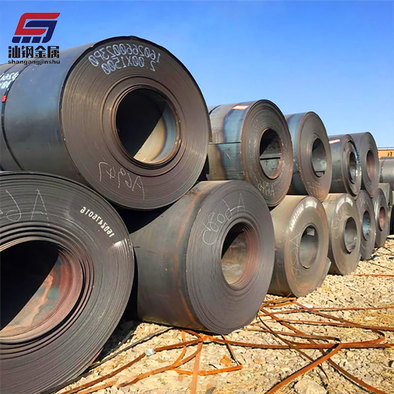 Chinese Manufacturer Ss400 Q235 Q345 Ms Iron Black Sheet Metal Hot Rolled Carbon Steel Coil