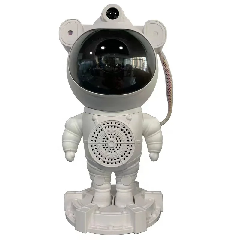LED Astronaut Projector Lamp Star Galaxy Bedroom Atmosphere Light Bluetooth Speaker With Remote Control For Decoration Ornament