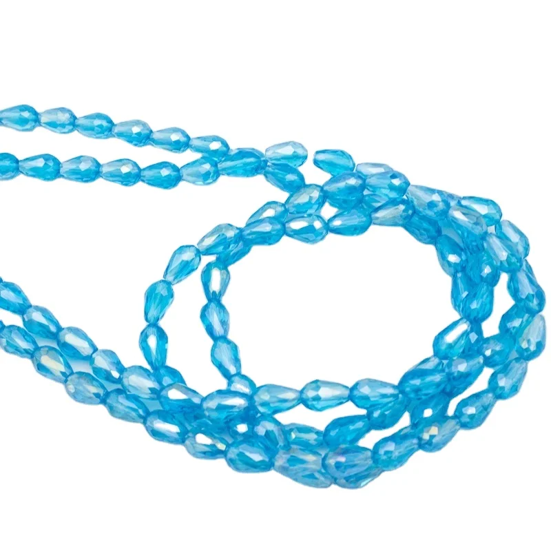 Wholesale Blue Glass Beads Lampwork Jewelry Supplies China Crystal