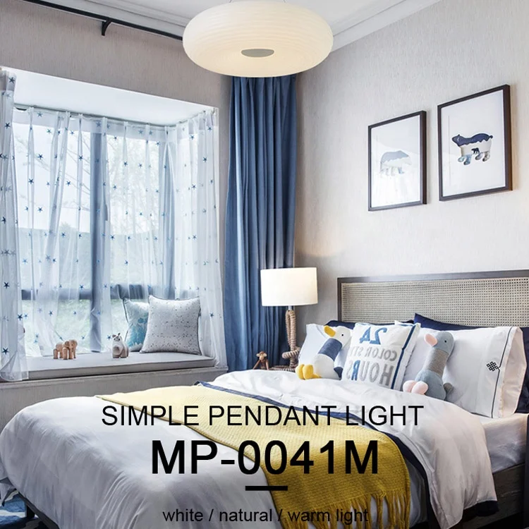 Nordic simple european designer hotel office shop loft cafe bedroom living room round acrylic modern led pendant lamp