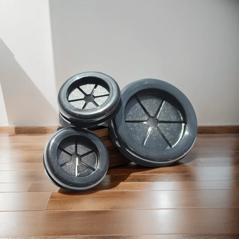 Environmentally Friendly Double-sided Rubber and Silicone Protective Coil Box With Through Holes For Wire Threading And Exiting