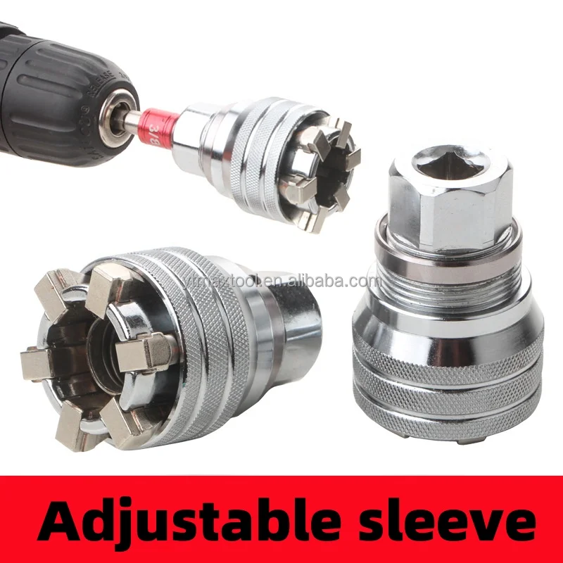 Adjustable 10mm-19mm Steel Magic Universal Wrench OEM Customizable Service Tool for Vehicle Maintenance