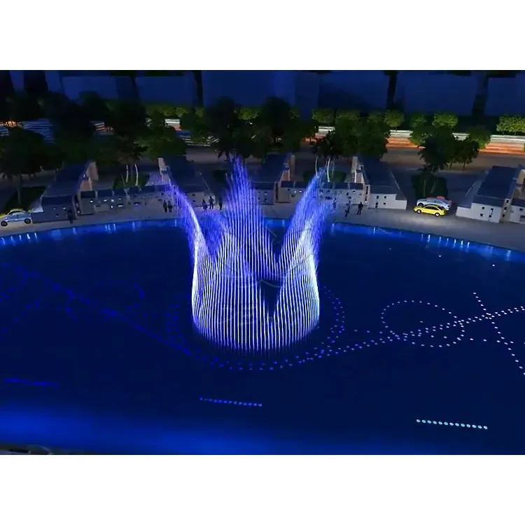 3D Custom Design Musical Dancing Water Fountain for garden lake pool square shopping mall villa
