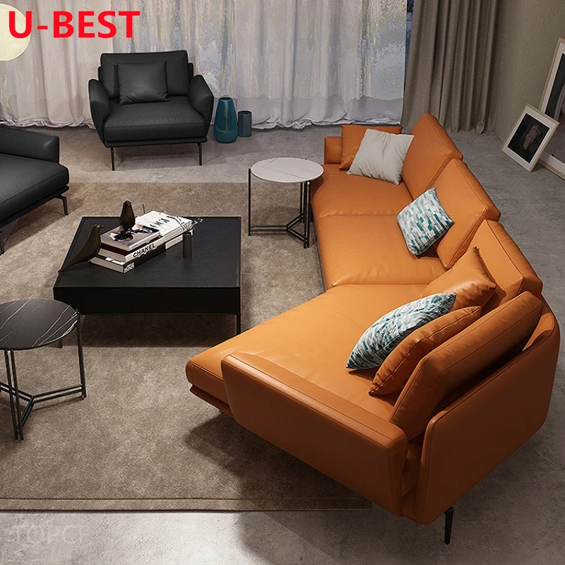 U-Best  Luxury Italian Modern Modular Couch Sofa Kanepe Bankstel Sofy Muebles Salon Mobili Soggiorno Corner Furniture Living Roo
