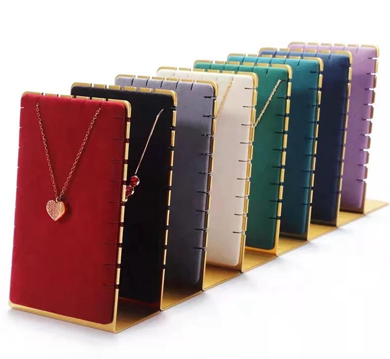 Wholesale Microfiber Trinket Tray Velvet Bracelet Earring Necklace Pendant Ring Display Jewelry Tray