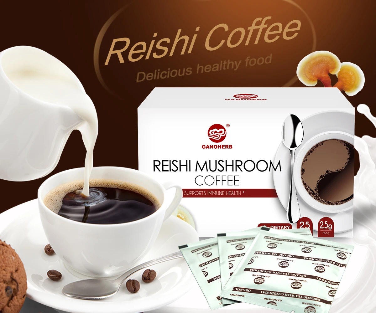 Оптовая продажа органический золотой кофе Ganoderma с собственной торговой маркой