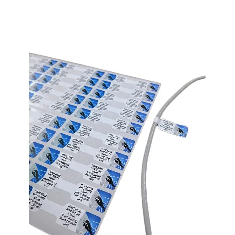 Оптовая продажа водонепроницаемый самоклеящийся высокотемпературный провод стикер кабель этикетка