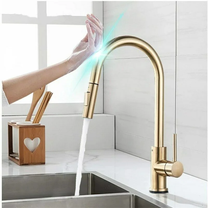 Kitchen Faucet Sensor Smart Induction Mixed Tap Touch Control Automatic Faucet Sensor