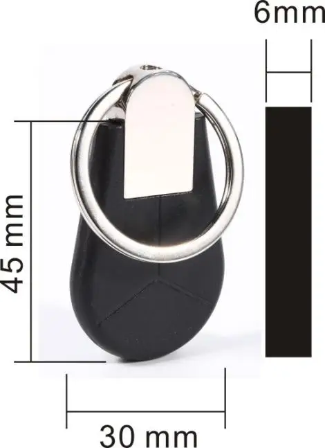 ABS металлический RFID брелок TK34 Бесконтактный LF HF rfid Брелок тег