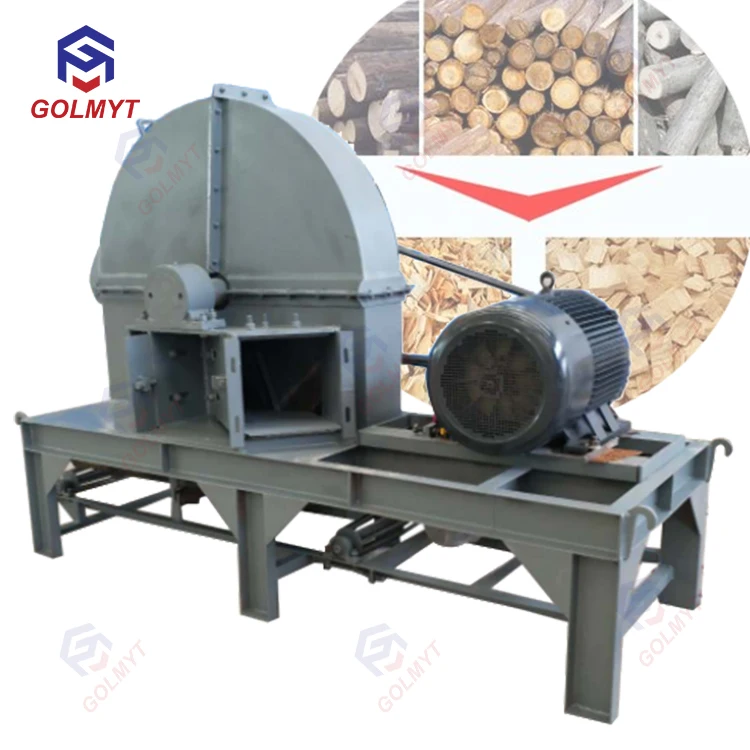 Tree log wood crusher pulverizer/wood crushing grinding machine for sawdust