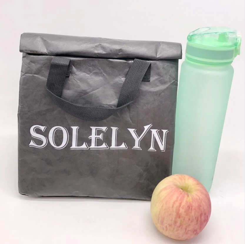 Kids and Women Reusable Waterproof Picnic Thermal Insulated Box Dupont Paper Tote Tyvek Cooler Lunch Bag