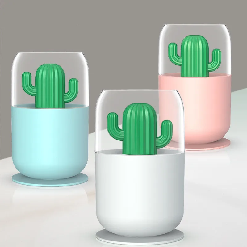  Оптовая продажа Amazon ShenZhen Cactus мини ультразвуковой распылитель USB милый увлажнитель