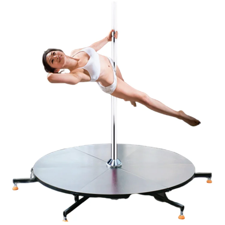 Spinning Static Aerial Lollipop Dance Pole Stage