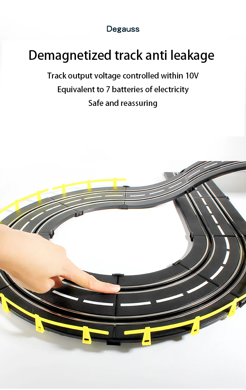 4.36M track high-speed 1/43 race track remote-controlled race track slot machine with springboard