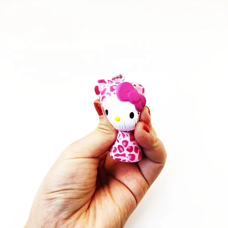 
High quality PU foam mini squishies kawaii japan squishy hello kitty cat toys for kids. 