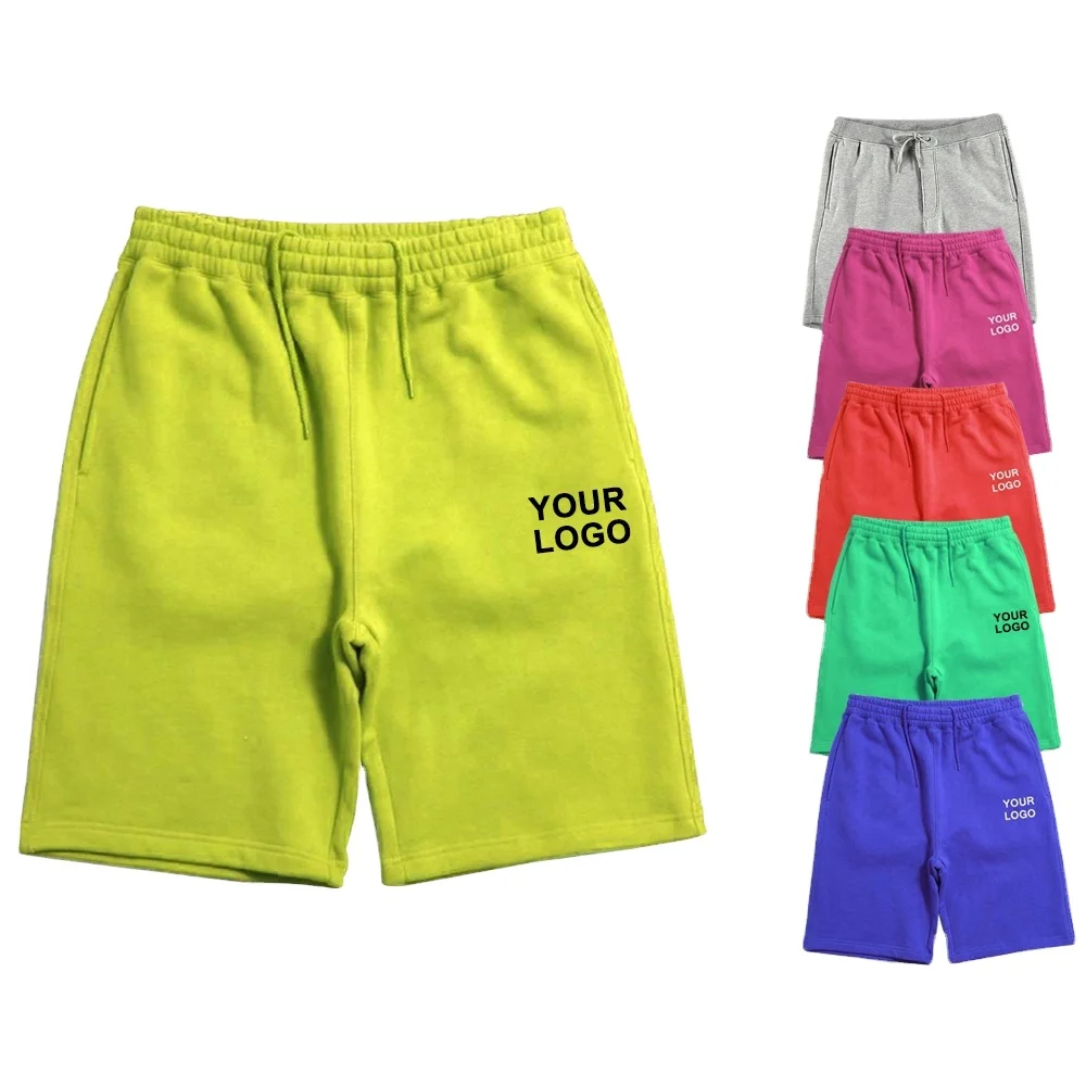 Decheng Oem Custom Pantalones Cortos Para Hombre Mens Boardshorts Thick Cotton Polyester Blended Fleece Shorts