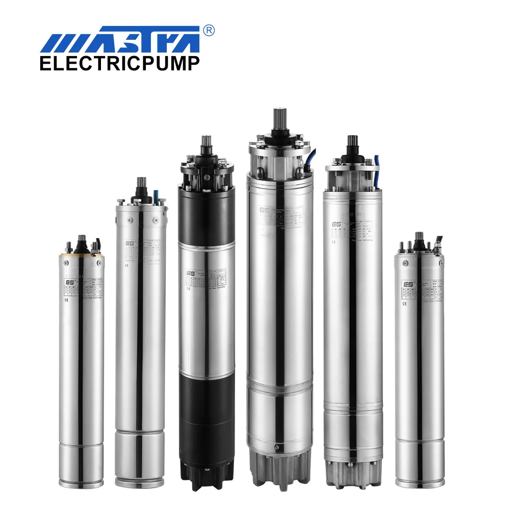 High quality deep bore well 8 inch water cooling mastra submersible pump motor