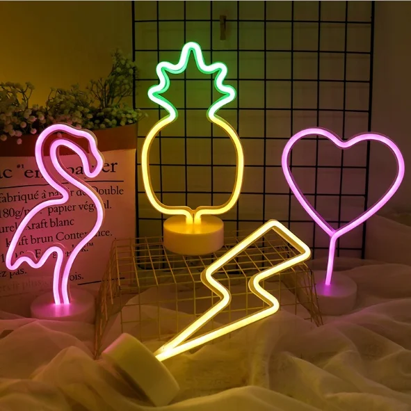 
Wholesale lighting shaped mini plastic acrylic vintage bar light custom neon sign 