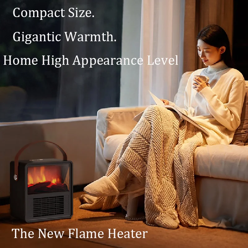 Portable 1200W PTC Infrared Heater Mini Electric USB Power Fan for Winter Heating for Home Bathroom Bedroom Car or RV 220V